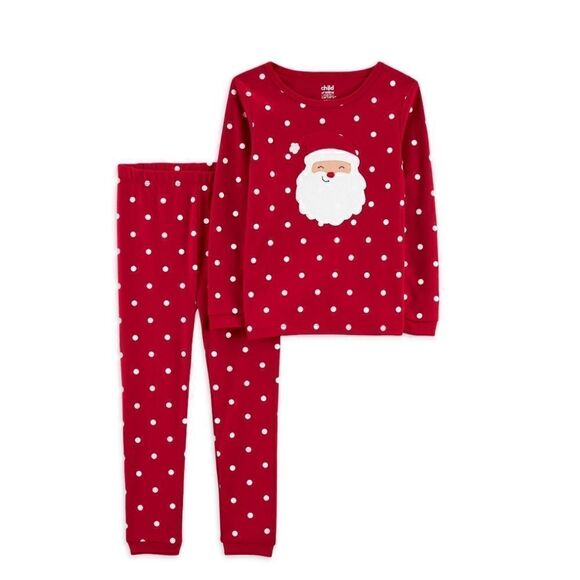 Nwt Christmas 12 months Baby Girl Cotton Pajama Set - Picture 2 of 8